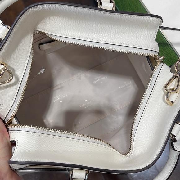 Kate Spade Madison Saffiano Leather Medium Satchel
COLOR:
Meringue 
NWT - Picture 10 of 16